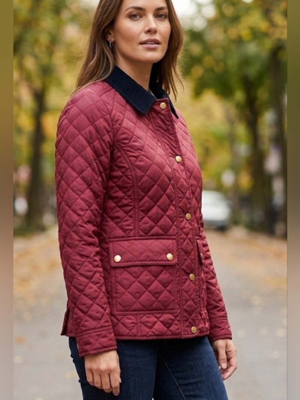 J Crew Quilted Tack Jacket Sz.M